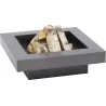 Brasero en acier plateau design