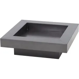 Brasero en acier plateau design