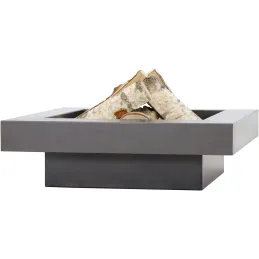Brasero en acier plateau design