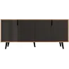 Buffet 4 portes en aggloméré Latina Modern