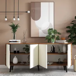 Buffet 4 portes en aggloméré Latina Modern