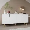 Buffet 4 portes en aggloméré Latina Modern