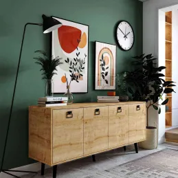 Buffet 4 portes en aggloméré Mirza Modern