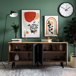 Buffet 4 portes en aggloméré Mirza Modern