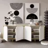 Buffet 4 portes en aggloméré Lazio Bohem