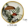 Vide poche en métal 15 cm Champignons