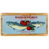 Plateau en manguier et émail Poisson Vintage