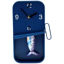 Horloge en métal Sardine