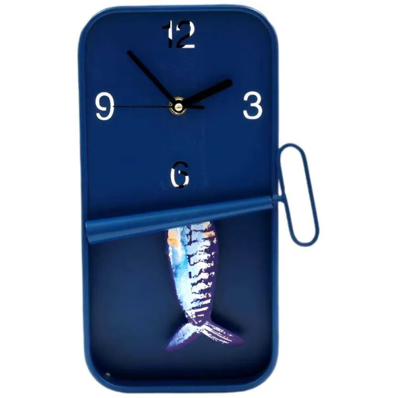 Horloge en métal Sardine