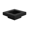 Brasero en acier peint plateau design