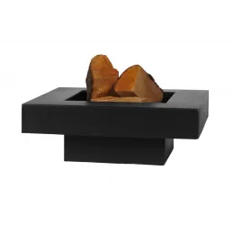 Brasero en acier peint plateau design