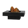 Brasero en acier peint plateau design