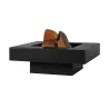 Brasero en acier peint plateau design