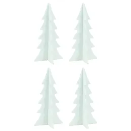 Sapin en feutrine blanche 40 cm