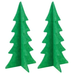 Sapin en feutrine verte