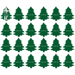 Porte-couverts de noel en feutrine (Lot de 24)