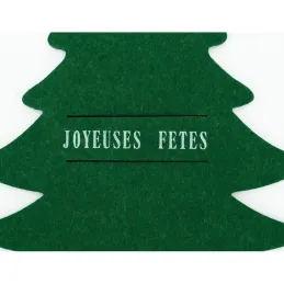 Porte-couverts de noel en feutrine (Lot de 24)
