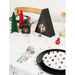 Porte-couverts de noel en feutrine (Lot de 24)
