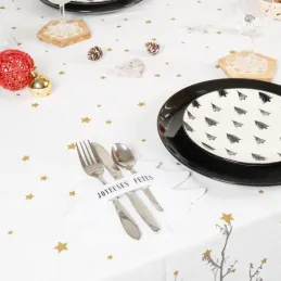 Porte-couverts de noel en feutrine (Lot de 24)