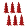 Sapins décoratifs en feutrine 20 cm (Lot de 12)