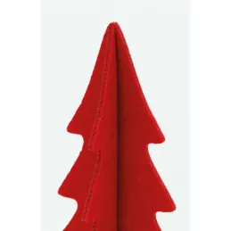 Sapins décoratifs en feutrine 20 cm (Lot de 12)