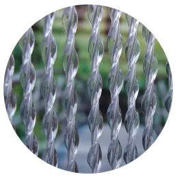 Rideau de porte en PVC transparent Riva