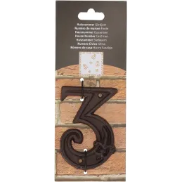 Numéro de maison en fonte