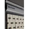 Rideau de porte en polyéthylène beige et acier  Campos