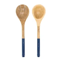 Paire de couverts à salade en manguier