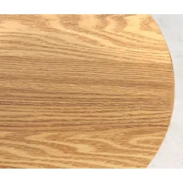 Console en bois lamé arrondie