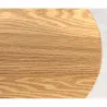 Console en bois lamé arrondie