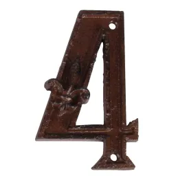 Numéro de maison en fonte