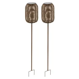 Lot de 2 lanternes led