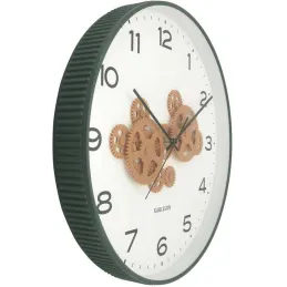 Horloge murale ronde Open Gear