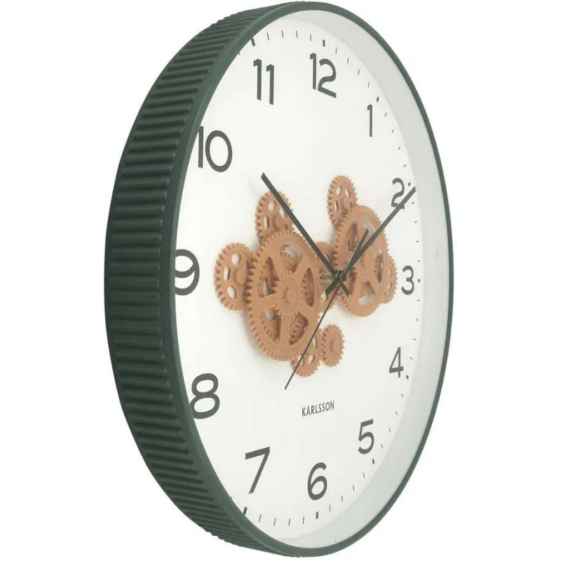 Horloge murale ronde Open Gear