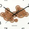 Horloge murale ronde Open Gear