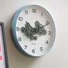 Horloge murale ronde Open Gear