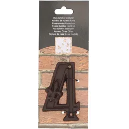 Numéro de maison en fonte