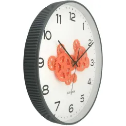 Horloge murale ronde Open Gear