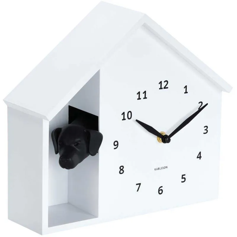 Horloge à poser Peeking Doggy
