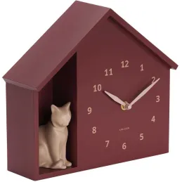 Horloge à poser Siting cat