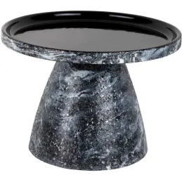 Table d'appoint en métal Mosaic Marble