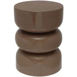 Tabouret en métal émaillé Rey