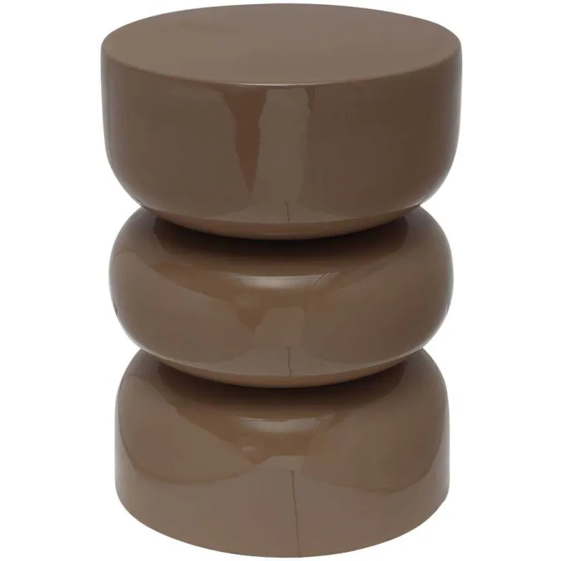 Tabouret en métal émaillé Rey