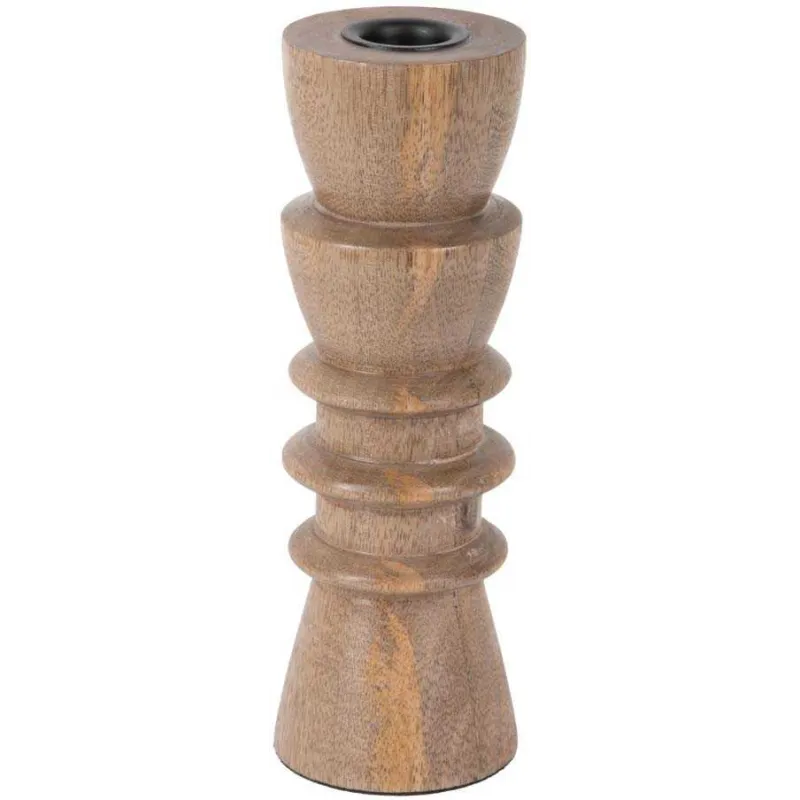 Bougeoir en  bois de manguier Formado Medium