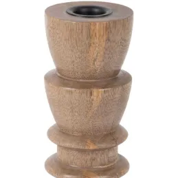 Bougeoir en  bois de manguier Formado Medium