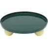 Plateau rond en métal Double Funky Large