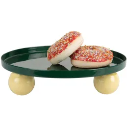 Plateau rond en métal Double Funky Large