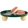 Plateau rond en métal Double Funky Large
