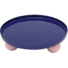 Plateau rond en métal Double Funky Large